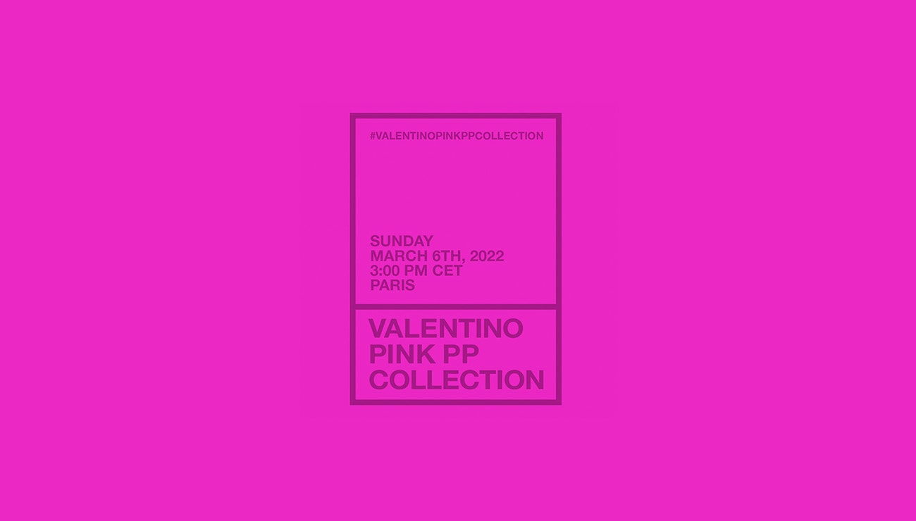 Živě: Valentino Pink PP Collection