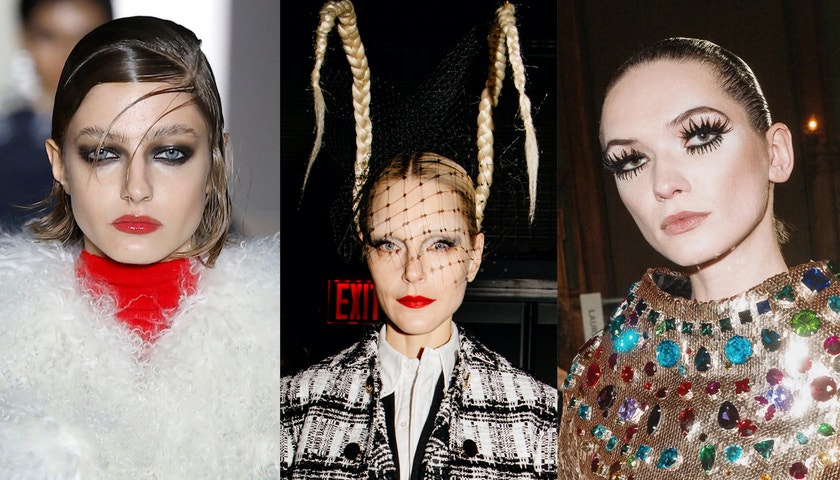 Beauty trendy z New York Fashion Weeku: realistické s retro nádechem
