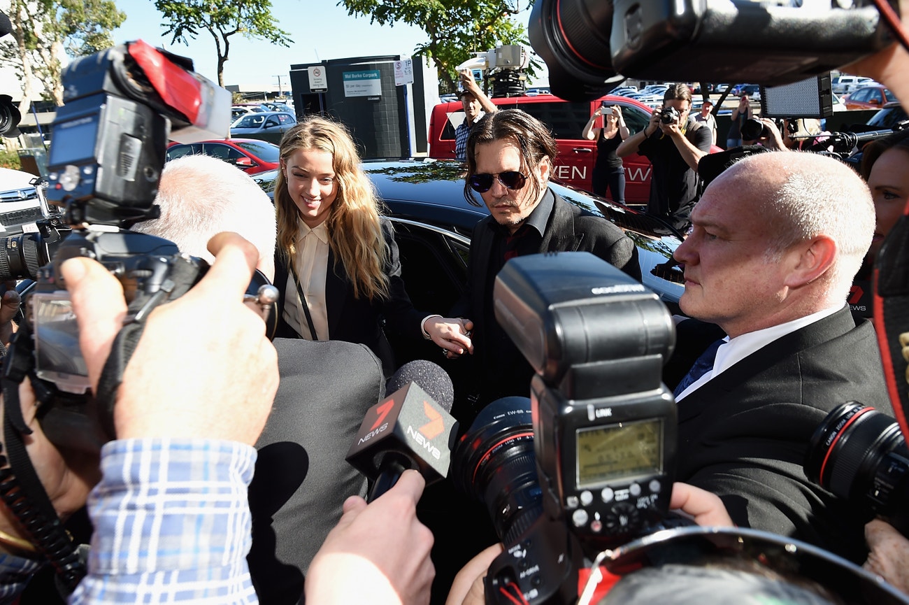 Johnny Depp a Amber Heard, 2015
