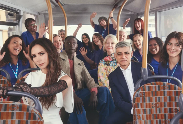 As in New York, Vogue World: London will be a veritable fashion feast, with looks by established talents and emerging designers. Pictured here, Victoria Beckham, TikTok sensation Khaby Lame, Mayor of London Sadiq Khan, Deputy Mayor for Culture Justine Simons, and The NHS Choir.