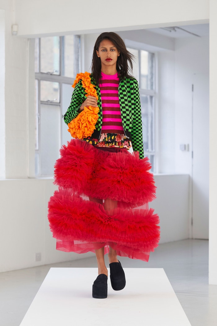 Molly Goddard Spring-Summer 2021 Autor: Ben Broomfield / Courtesy of Molly Goddard