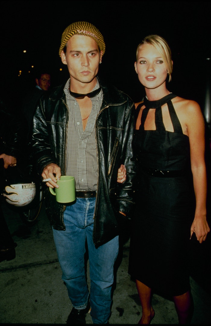 Johnny Depp a Kate Moss, 1995