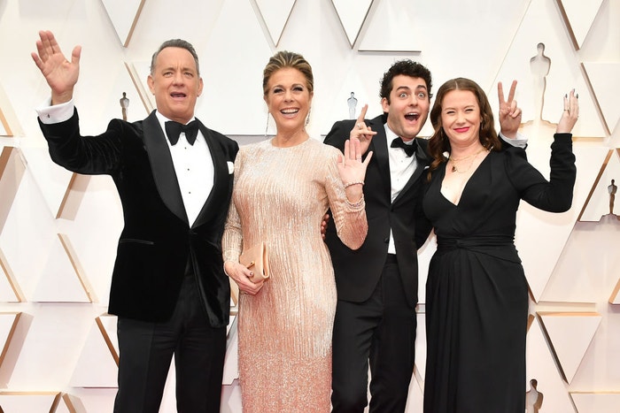 Tom Hanks s manželkou Ritou Wilson a dětmi Trumanem Theodorem Hanksem a Elizabeth Hanks           Autor: Getty Images