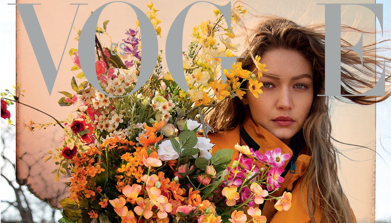 Gigi Hadid na obálce květnové Vogue Czechoslovakia