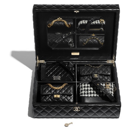 Kufřík s kabelkami, Chanel, info o ceně v obchodě