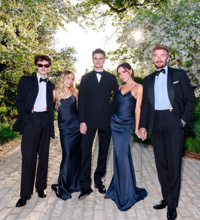 Cruz Beckham, Harper Seven Beckham, Romeo Beckham, Victoria Beckham a David Beckham