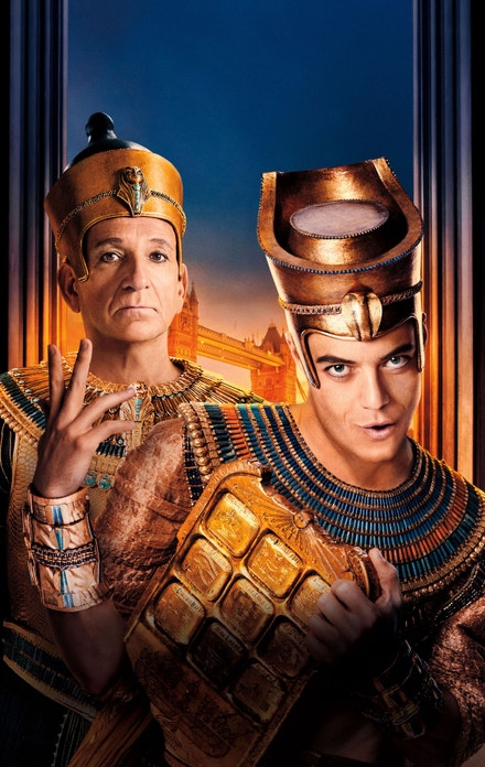 Ben Kingsely a Rami Malek ve filmu Noc v muzeu