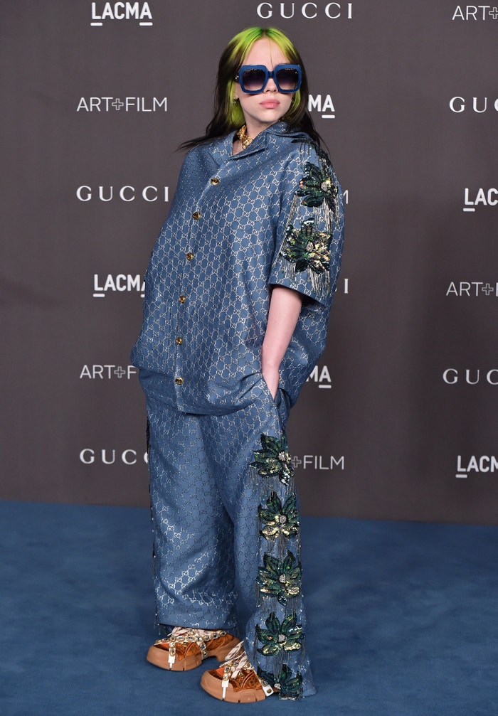 Billie Eilish in custom Gucci, 2019 LACMA Art + Film Gala Presented By Gucci Autor: Axelle/Bauer-Griffin/FilmMagic