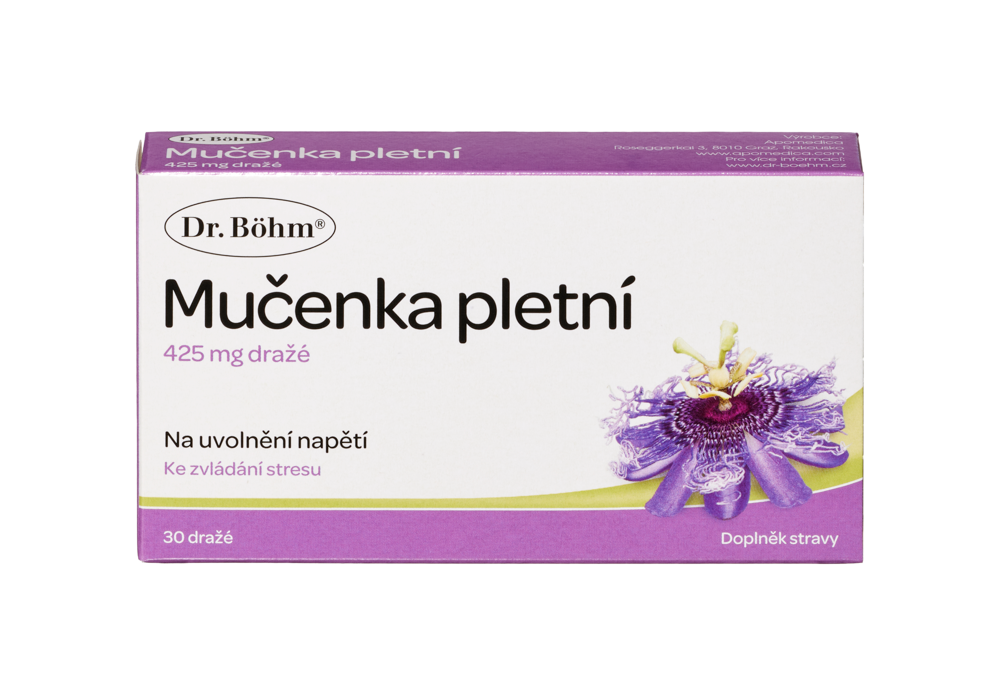 Doplněk stravy Mučenka pletní, DR. BÖHM, prodává Profimed, 349 Kč