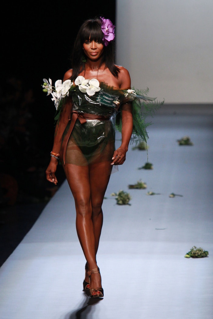 Naomi Campbell  na Jean Paul Gaultier show, Paris Fashion Week Haute Couture Spring/Summer 2015 Autor: Getty Images