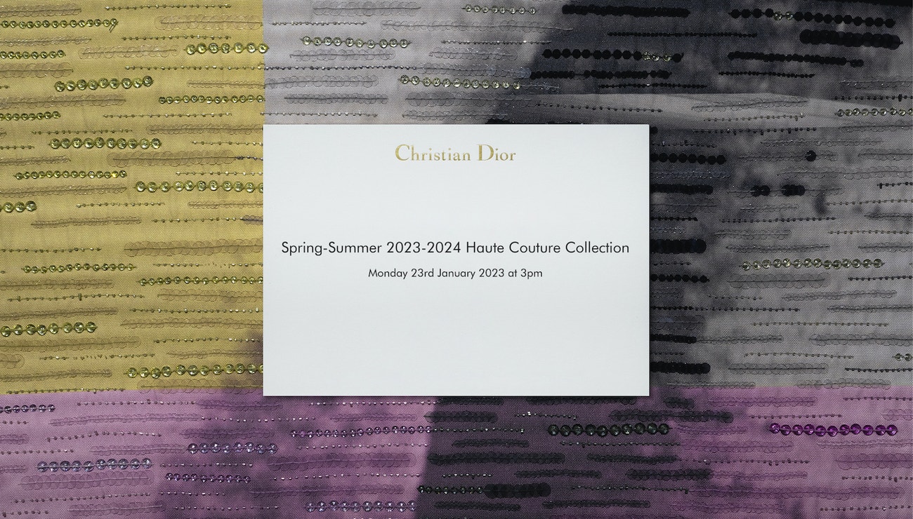 Živě z Paříže: Dior Haute Couture jaro–léto 2023