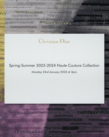 Živě z Paříže: Dior Haute Couture jaro–léto 2023
