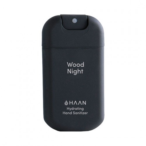 _ Sprej na ruce s antibakteriálním účinkem Wood Night_, HAAN, prodává Fann.cz, 179 Kč