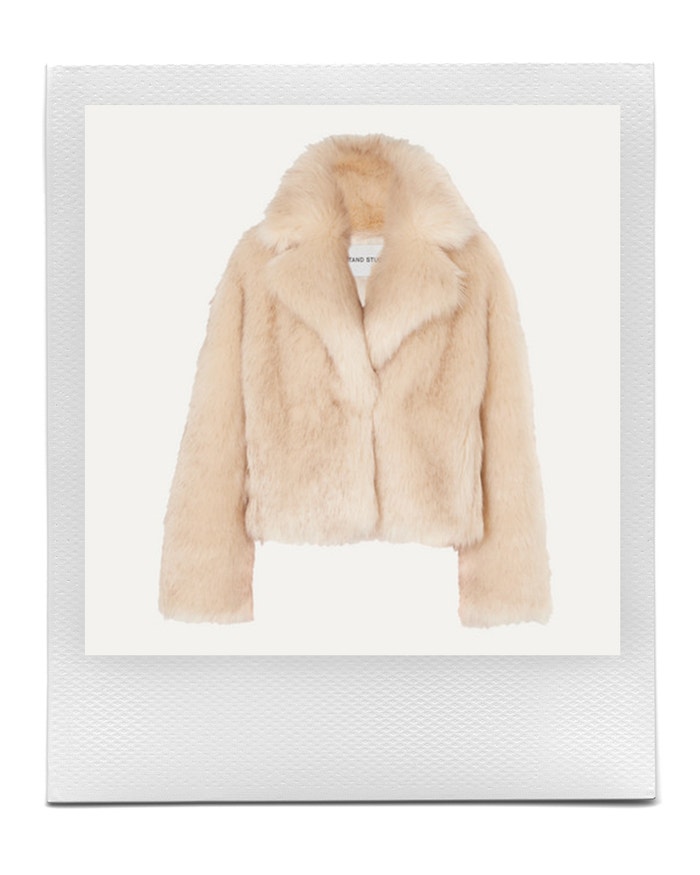 Pernille Teisbaek Janet faux fur jacket, STAND STUDIO, sold by Net-a-porter, € 380.00