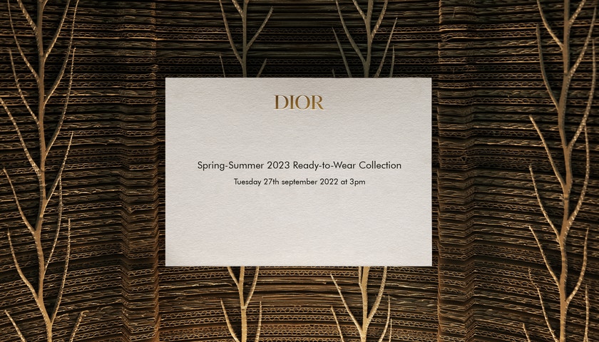 Živě z Paříže: Přehlídka Dior na sezonu jaro–léto 2023