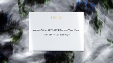 Živě z Paříže: Dior Autumn–Winter 2023/2024