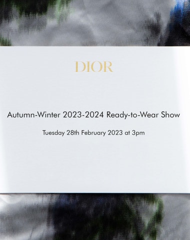 Živě z Paříže: Dior Autumn–Winter 2023/2024