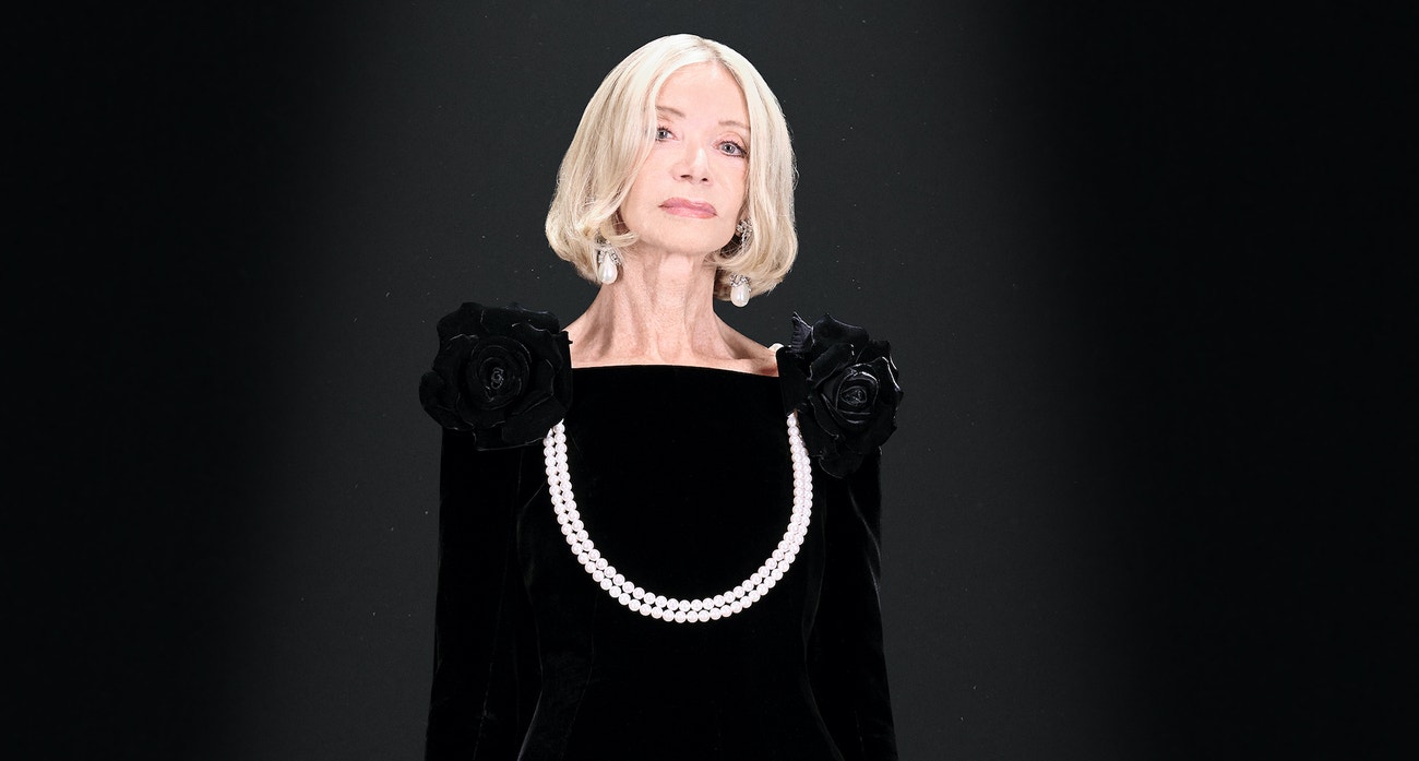 Danille Slavik na haute couture přehlídce Balenciaga podzim - zima 2023/2024