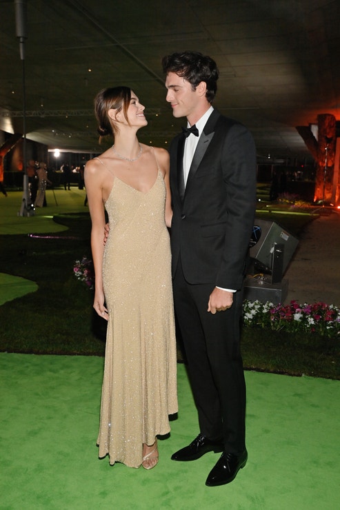 Kaia Gerber a Jacob Elordi v Celine