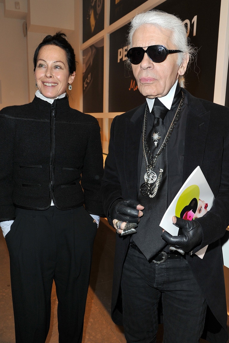 Amanda Harlech a Karl Lagerfeld