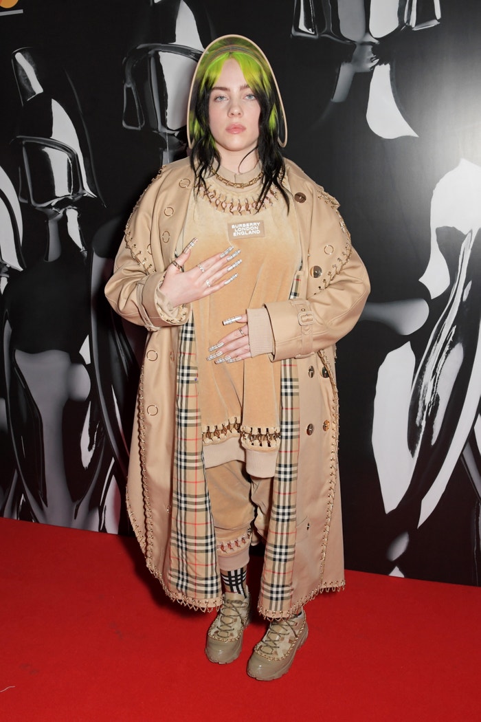 Billie Eilish v Burberry Autor: David M. Benett/Dave Benett/Getty Images