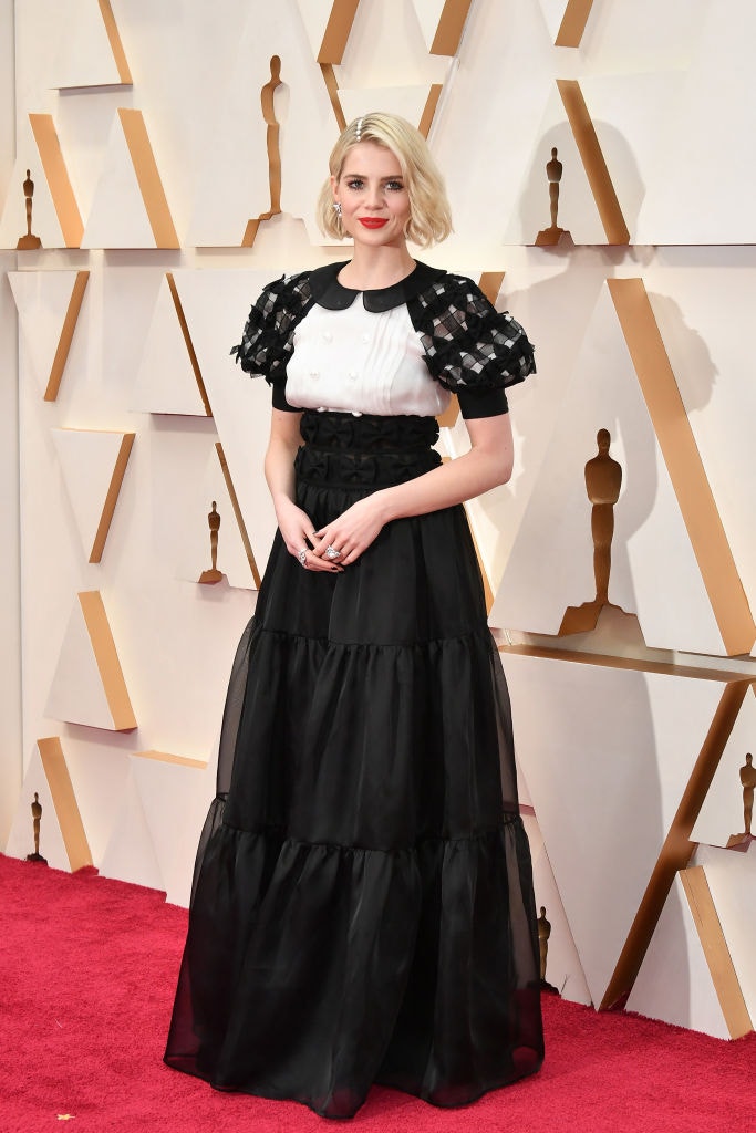Lucy Boynton v šatech Chanel           Autor: Getty Images