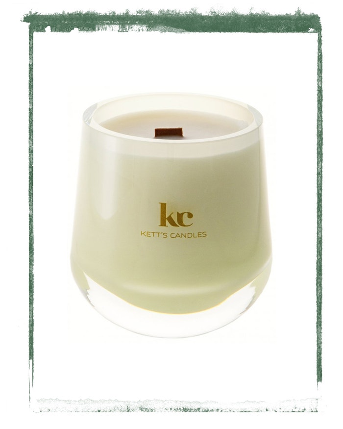 Vonná svíčka s dřevěným knotem Basil & Herbs, KETT'S CANDLES, prodává kettscandles.com, 1890 Kč