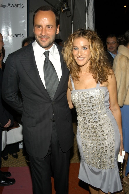 Tom Ford a Sarah Jessica Parker na předávání cen National Design Awards, říjen 2003