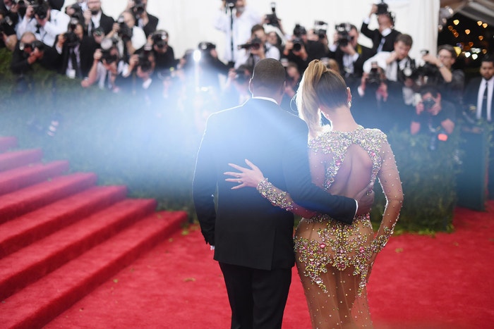 Jay Z a and Beyoncé na Met Gala 2015, téma China: Through The Looking Glass, Metropolitní muzeum v New Yorku, květen 2015 Autor: Mike Coppola/Getty Images