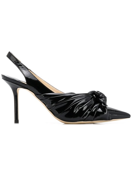 Černé lesklé lodičky Annabell, Jimmy Choo, prodává JimmyChoo.com, 795 €