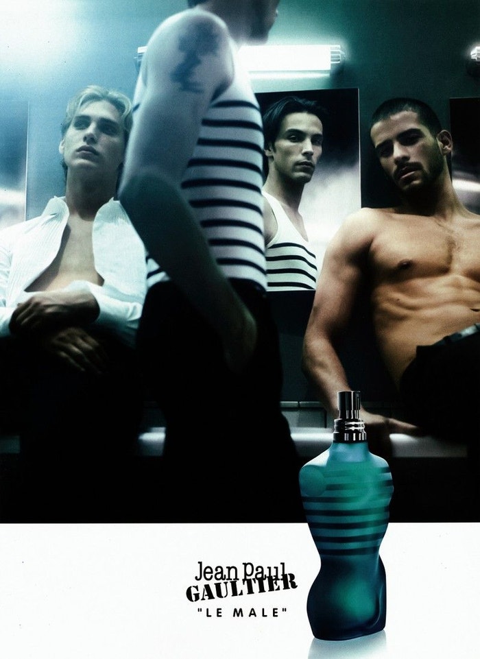 Kampaň Jean-Paul Gaultier Le Male 2007         Autor: Jean-Baptiste Mondino