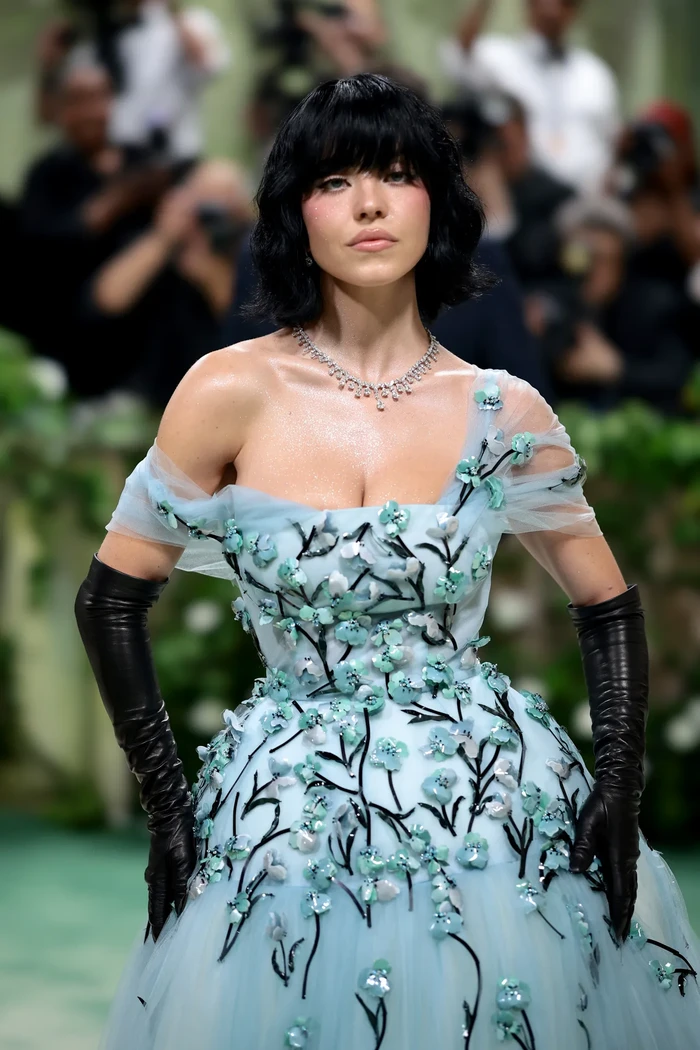 Sydney Sweeney v šatech Miu Miu na Met Gala 2024