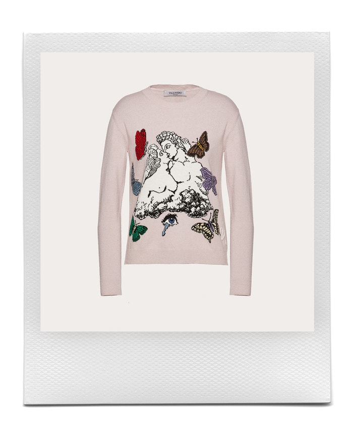 Undercover inlay wool and cashmere jumper, Valentino, sold by Valentino, 1,100 EUR