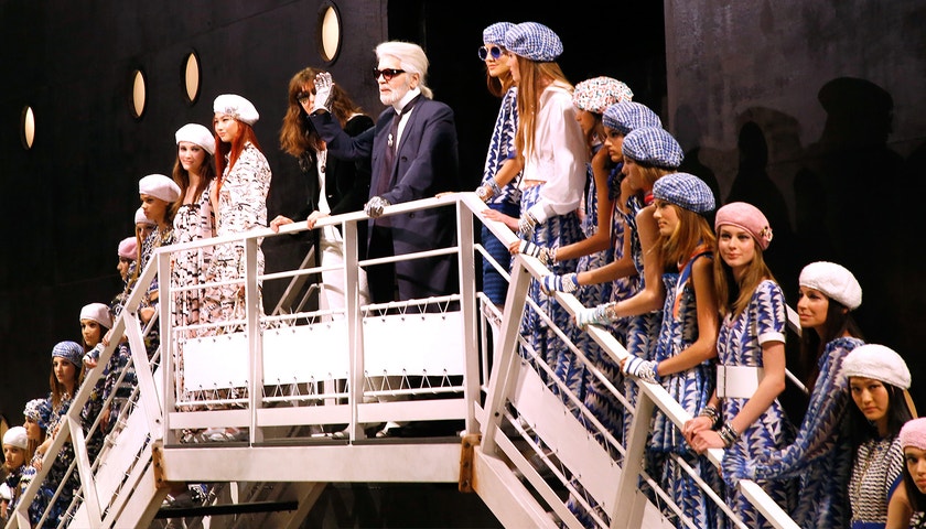 Karl Lagerfeld a jeho múzy