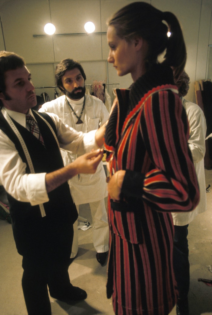  Emanuel Ungaro, 1974, Paříž, Francie  Autor: Michel LAURENT/Gamma-Rapho via Getty Images