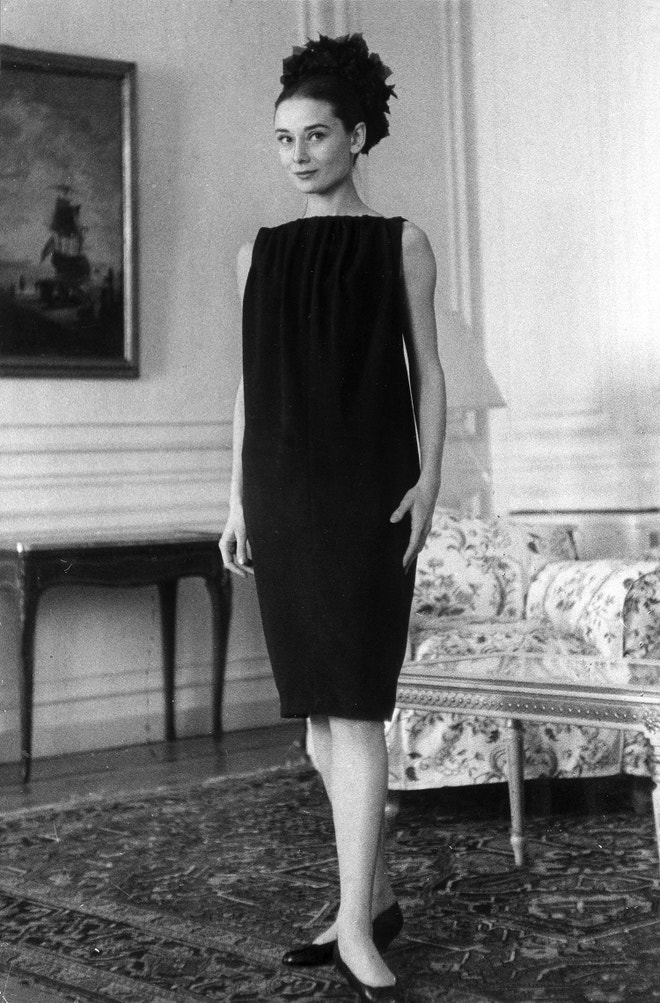 Audrey Hepburn v šatech Givenchy, 1958