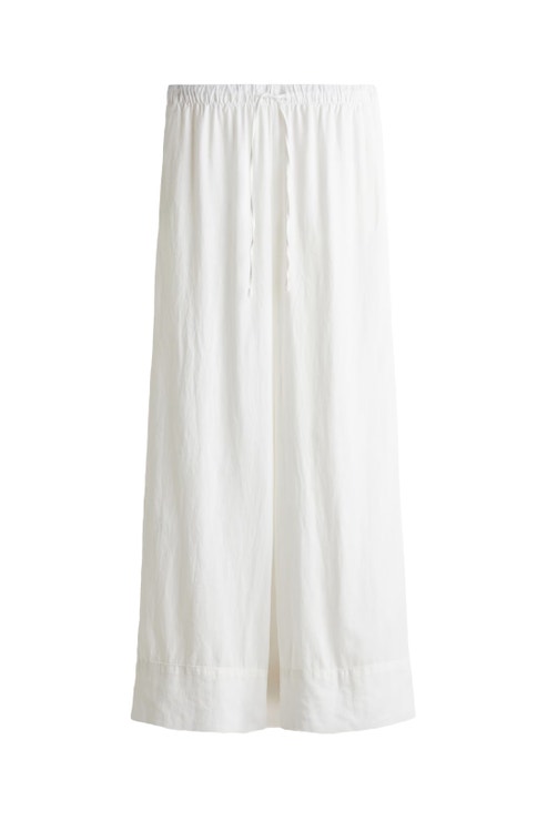 Široké kalhoty ze lněné směsi, H&M, 719 Kč