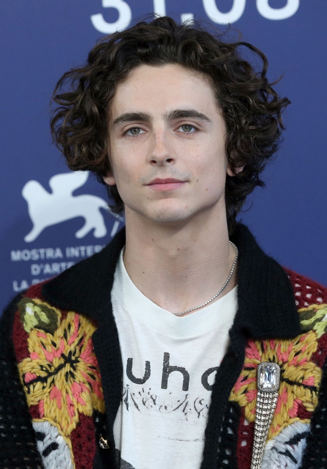 Timothée Chalamet na 79. filmovém festivalu v Benátkách