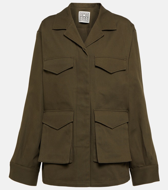 Cotton cargo jacket, Totême, prodává Mytheresa, 460 €