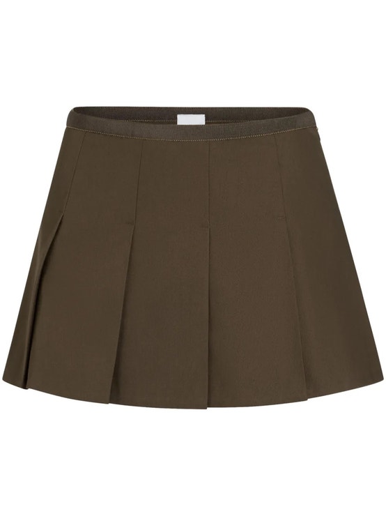 Plisovaná minisukně z gabardénu, PATOU, 489 €