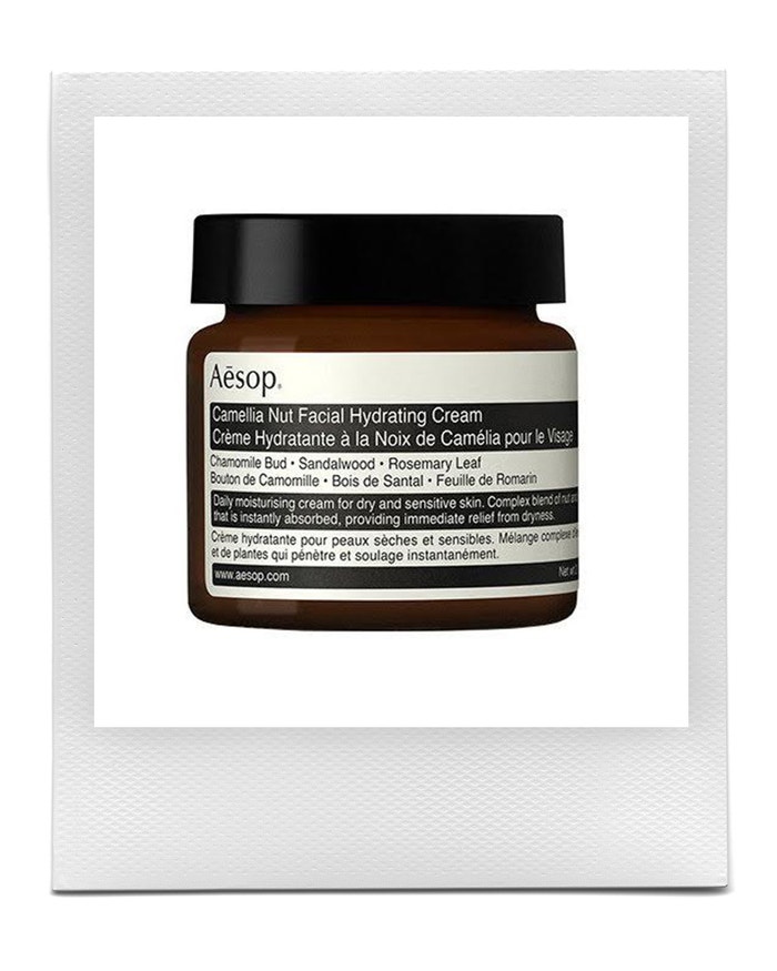 Hydratační krém Camellia Nut Facial, AESOP, prodává Ingredients, 1170 Kč Autor: Archiv značky