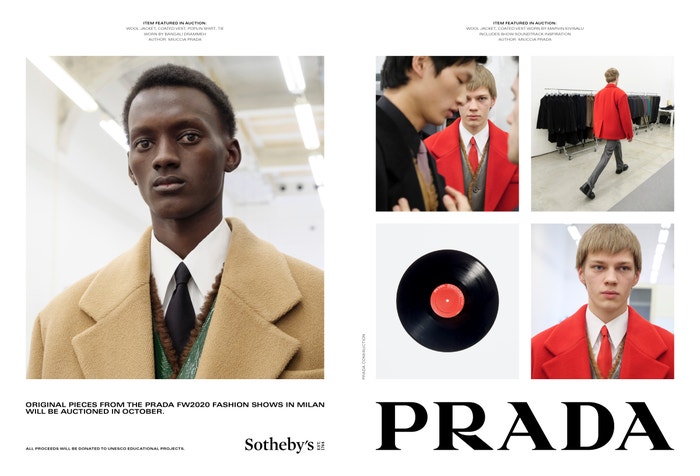 Prada Fall/Winter 2020 Autor: Courtesy of Prada / Daniel Arnold, Gigi Hadid, Phil Meech, Kevin Tachman
