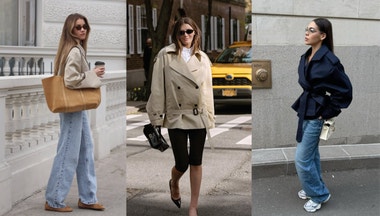 3 způsoby, jak tento podzim nosit krátký trenčkot