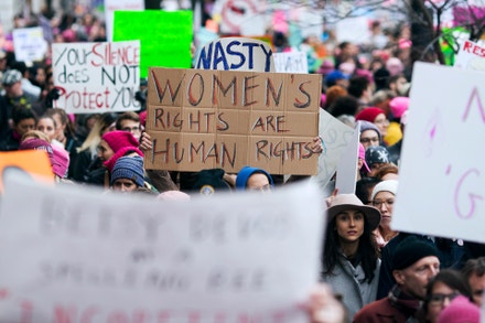 Women's March, Washington, leden 2017