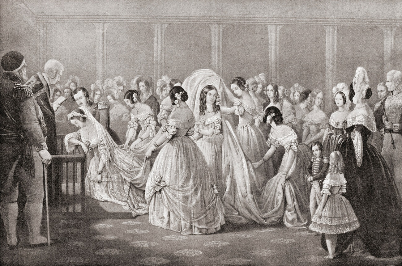 Svatba královny Viktorie a prince Alberta v roce 1840