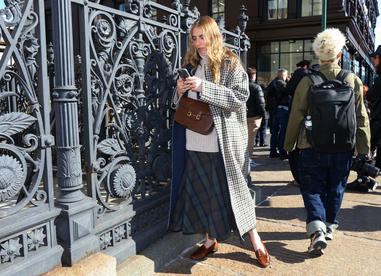 Street style New York Fashion Week, únor 2023