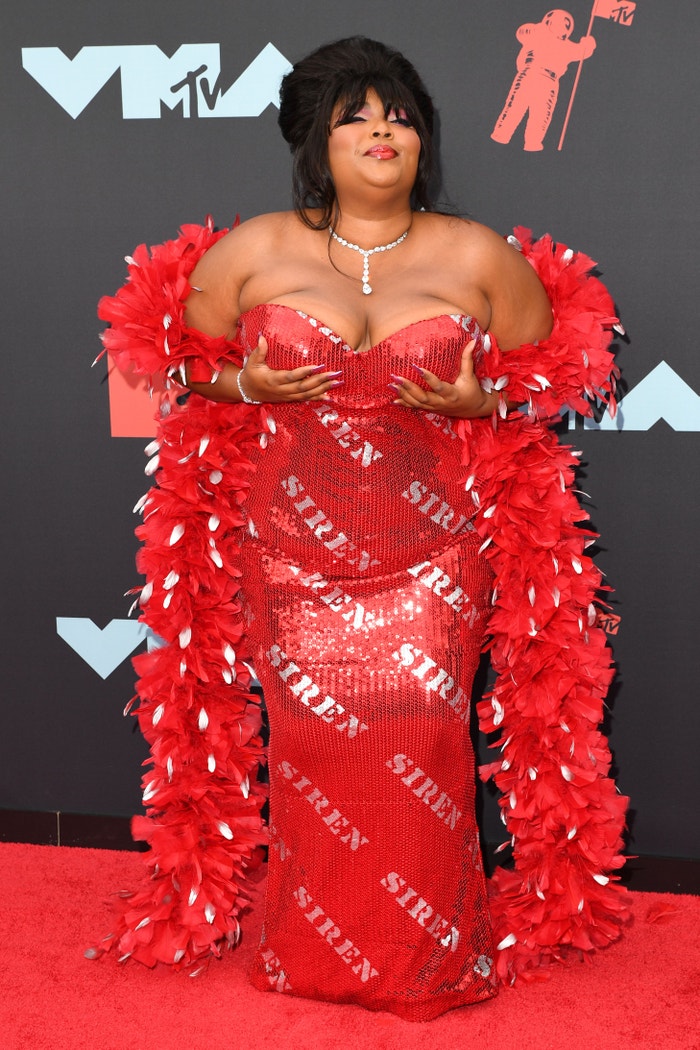 Lizzo v šatech od Moschino Autor: Getty Images