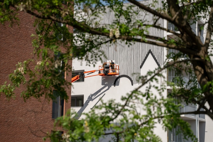 Evžen Šimera, gravitační malba na Tajném místě
