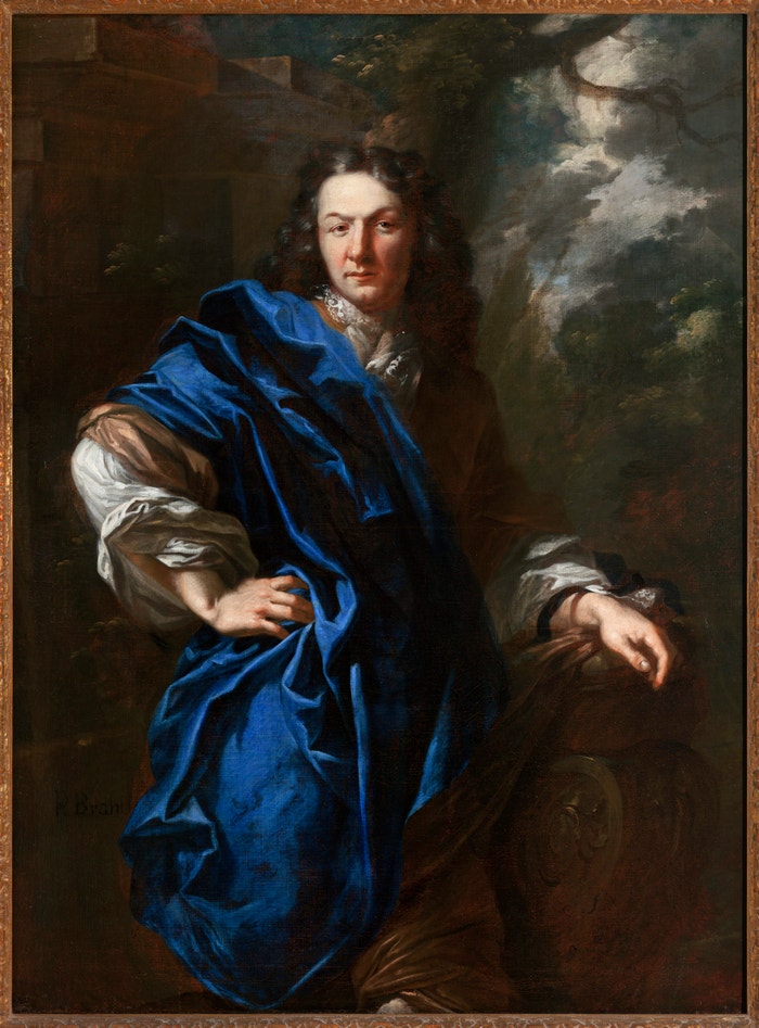 Podobizna šlechtice v modrém plášti Petr Brandl