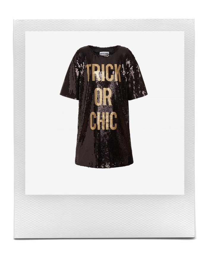 Trick Or Chic sequin dress, Moschino, sold by Moschino, 695 €